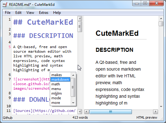 open source markdown editor for windows